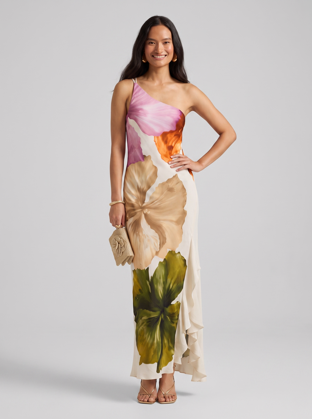 Fátima | Vestido largo floral