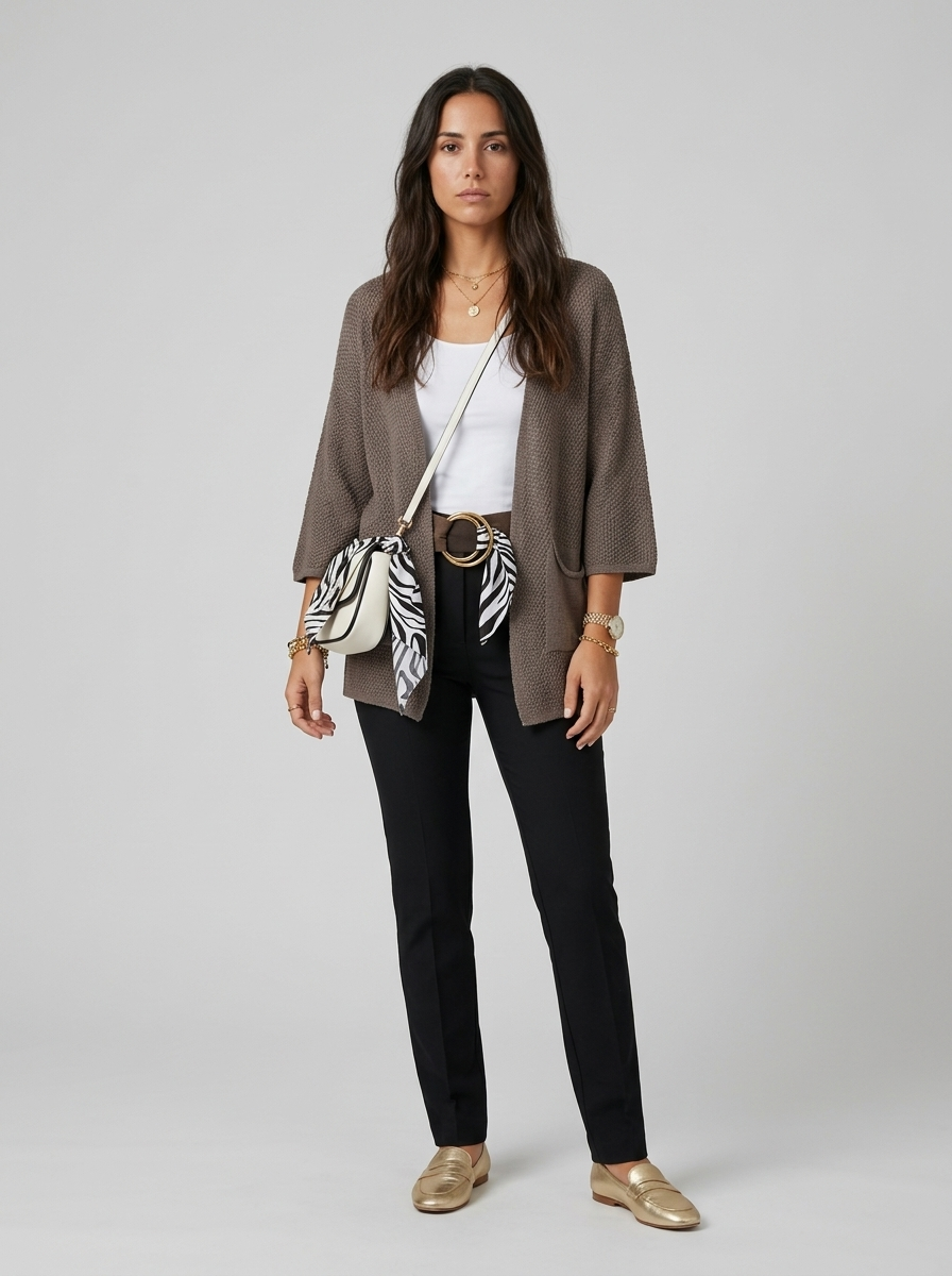 Amanda | Cárdigan de punto para entretiempo