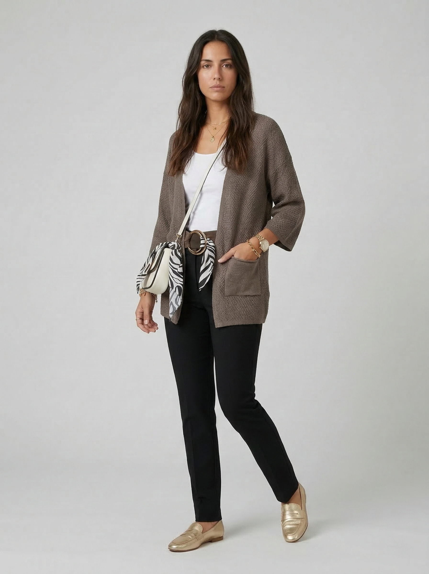 Amanda | Cárdigan de punto para entretiempo