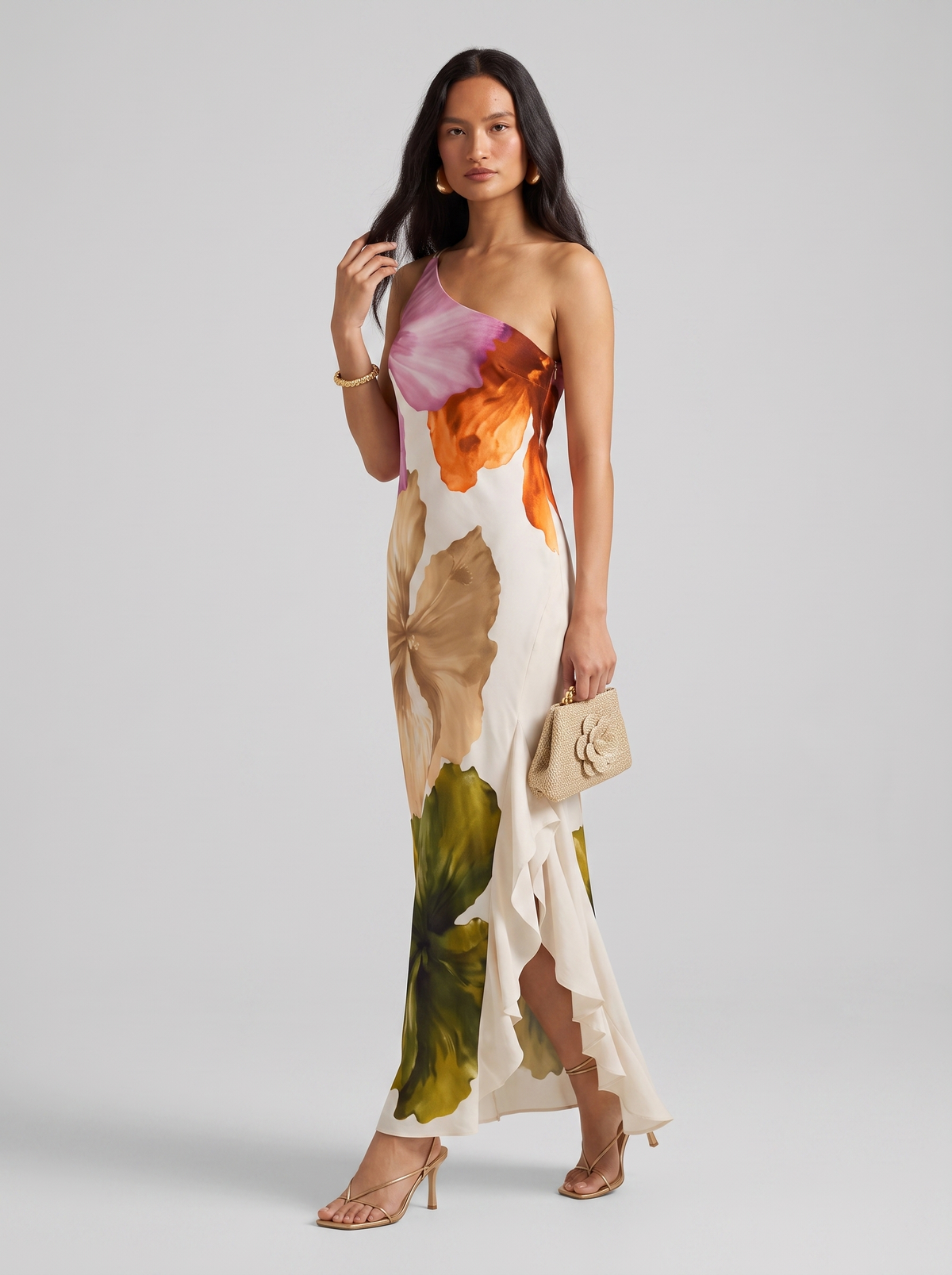 Fátima | Vestido largo floral