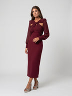 Aurora | Vestido midi elegante