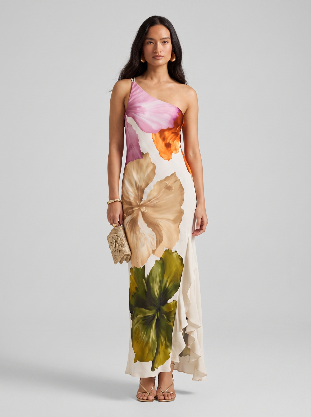 Fátima | Vestido largo floral