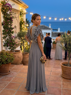 Teresa | Vestido largo elegante con escote en V