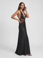 Kasandra | Vestido largo elegante con encaje