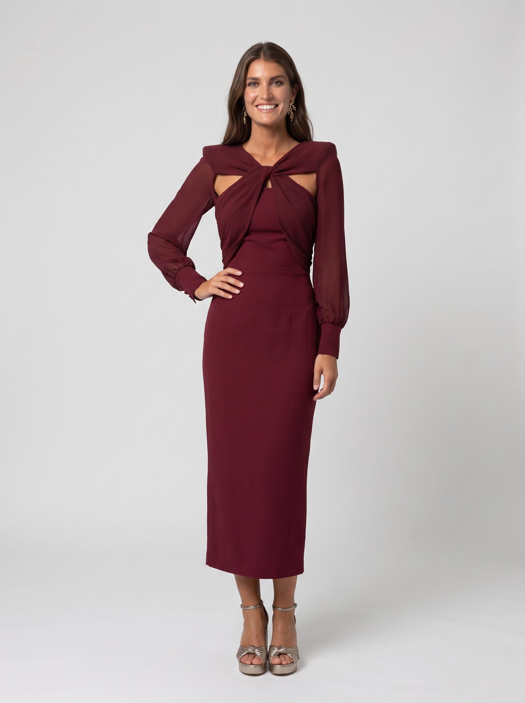 Aurora | Vestido midi elegante
